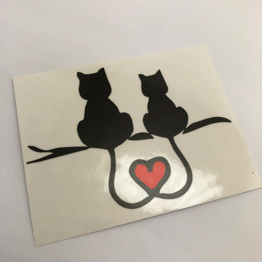 Sticker chico - Gatitos love