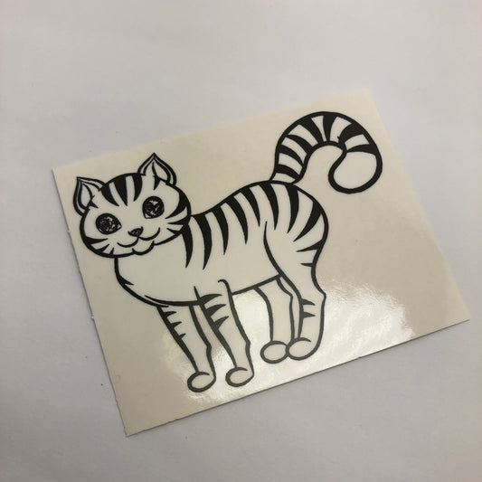 Sticker Chico - Gatito atigrado
